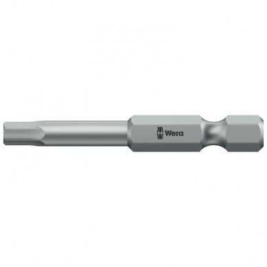 Šešiakampis atsuktuvo antgalis WERA 840/4 Z Hex-Plus 2,5x50mm Šešiakampis atsuktuvo antgalis WERA 840/4 Z Hex-Plus 2,5x50mm