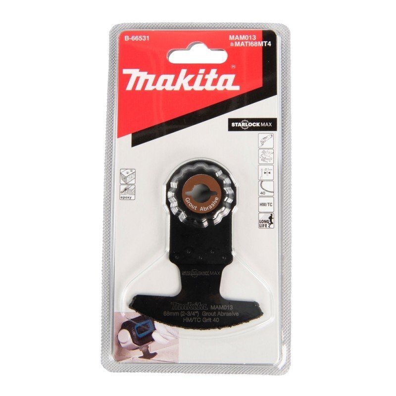 Segmentiniai ašmenys MAKITA MAM013 68mm 1 Segmentiniai ašmenys MAKITA MAM013 68mm 1