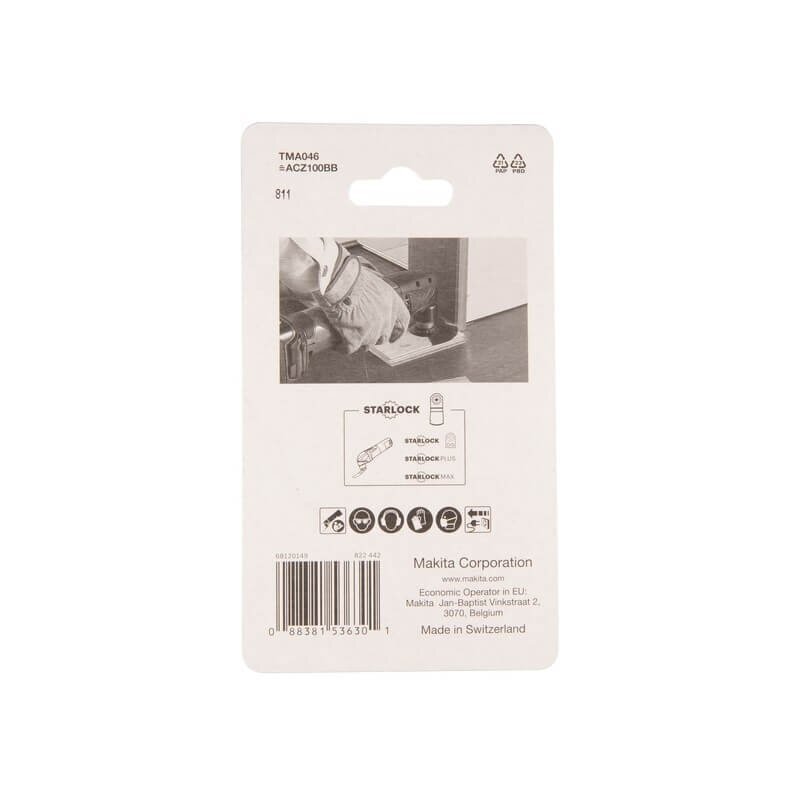 Segmentinis pjūklelis metalui, medžiui MAKITA TMA046 100mm 1 Segmentinis pjūklelis metalui, medžiui MAKITA TMA046 100mm 1