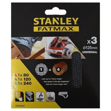 Šlif. tinklelių rink. VELCRO 125 mm Šlif. tinklelių rink. VELCRO 125 mm