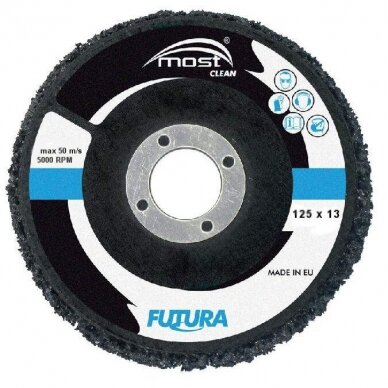 Šlifavimo diskas Most Futura Clean 125x13x22 mm 1 Šlifavimo diskas Most Futura Clean 125x13x22 mm 1