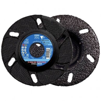 Šlifavimo diskas PFERD CC-Grind View 125 SGP Steelox 2 Šlifavimo diskas PFERD CC-Grind View 125 SGP Steelox 2