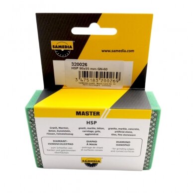 Šlifavimo padas HSP 90x55 mm GN-60 1 Šlifavimo padas HSP 90x55 mm GN-60 1