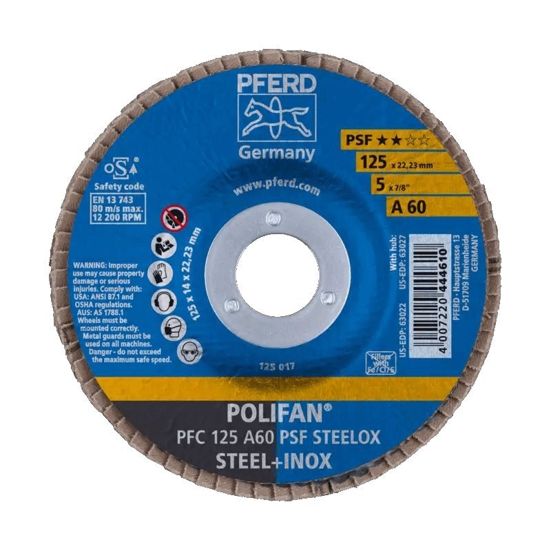 Šlifavimo diskas PFC125 A PSF PFERD 80 2