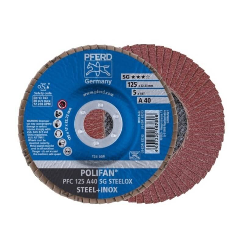 Šlifavimo diskas PFC125 A SG PFERD 60 1 Šlifavimo diskas PFC125 A SG PFERD 60 1