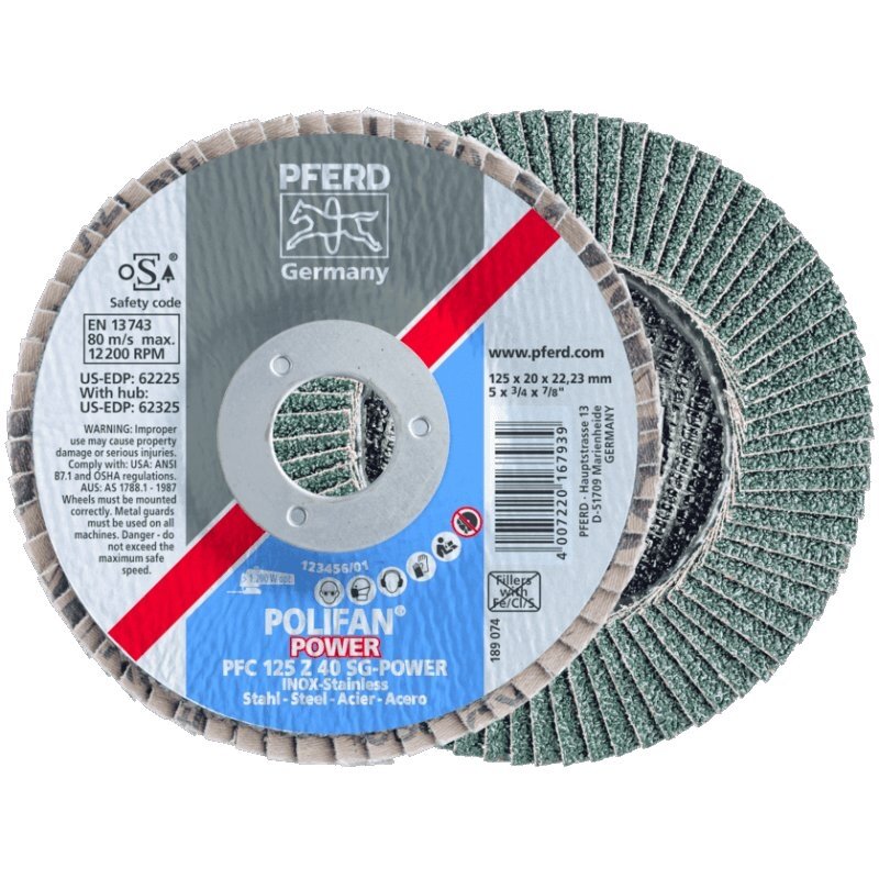 Šlifavimo diskas PFERD PFC 150 Z60 SG-POWER Šlifavimo diskas PFERD PFC 150 Z60 SG-POWER