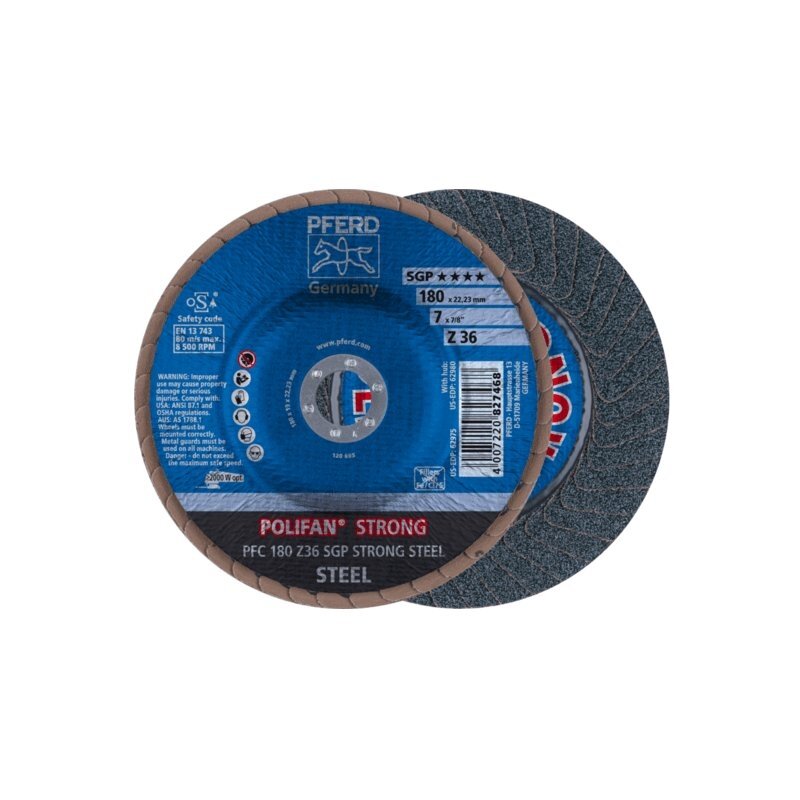 Šlifavimo diskas PFERD PFC 180 Z 36 SGP STRONG Šlifavimo diskas PFERD PFC 180 Z 36 SGP STRONG