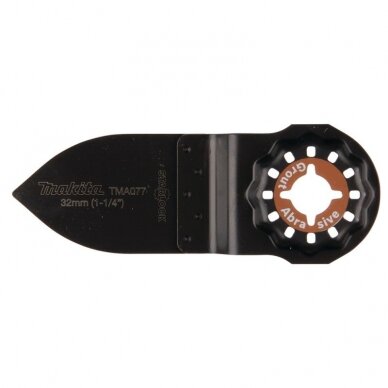 Smailėjantys ašmenys įgilinimui ir grandymui MAKITA Multitool TMA077 32mm 1 Smailėjantys ašmenys įgilinimui ir grandymui MAKITA Multitool TMA077 32mm 1