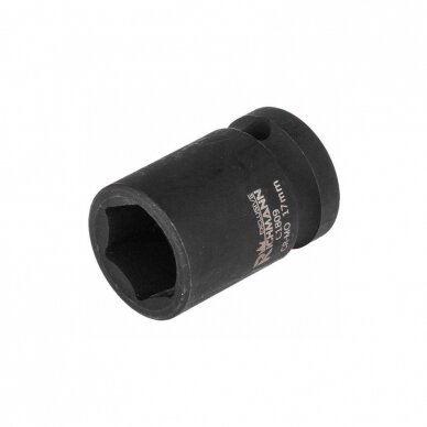 Smūginė galvutė 17 mm 1/2" trumpa Smūginė galvutė 17 mm 1/2" trumpa