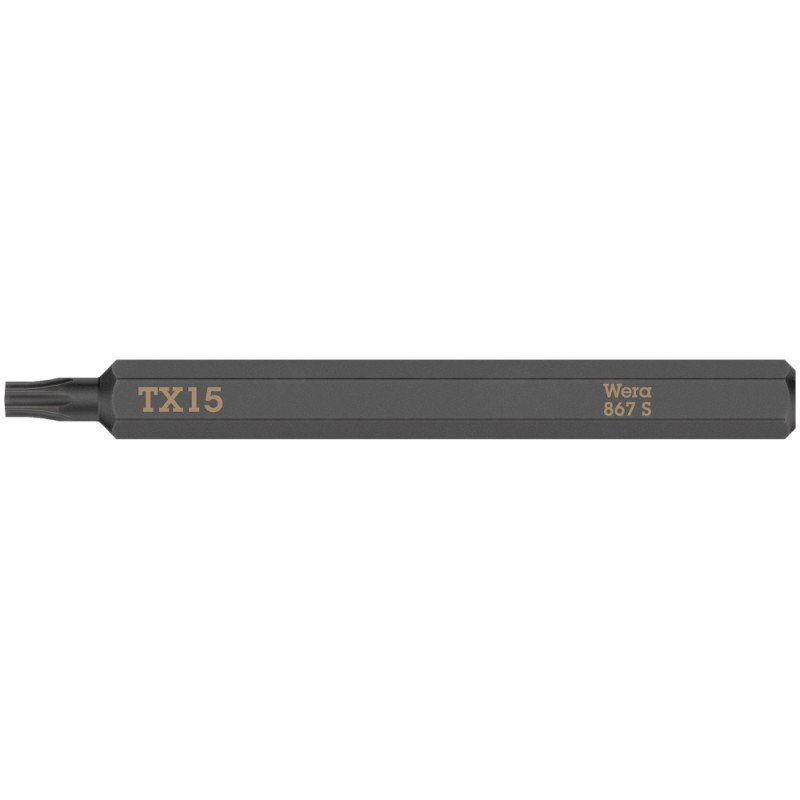 Smūginis atsuktuvo antgalis WERA 867 S Torx TX15 70mm