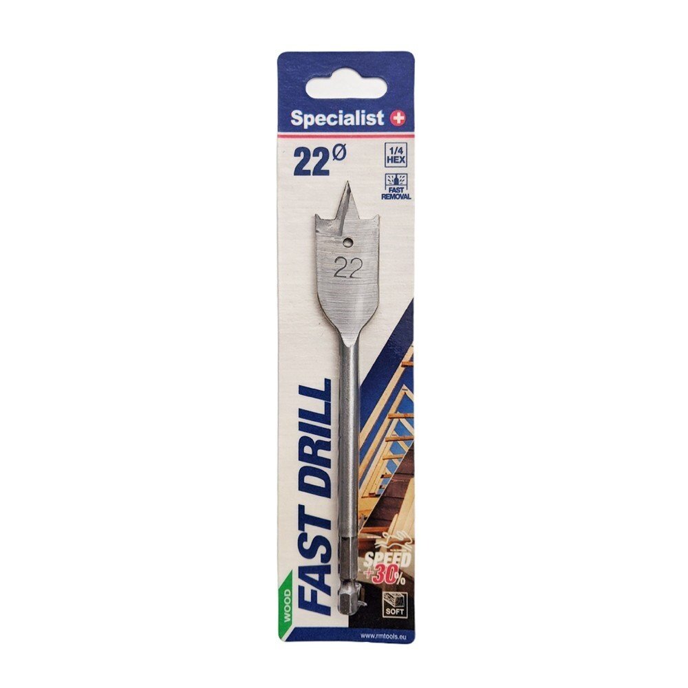 Specialist+ plunksninis grąžtas 22mm Specialist+ plunksninis grąžtas 22mm