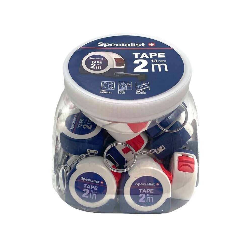 SPECIALIST+ ruletė TAPE 2 m, 13 mm 2 SPECIALIST+ ruletė TAPE 2 m, 13 mm 2