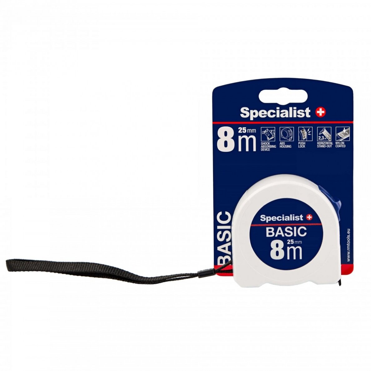 Specialist+ Basic ruletė 8 m x 25 mm 2 Specialist+ Basic ruletė 8 m x 25 mm 2