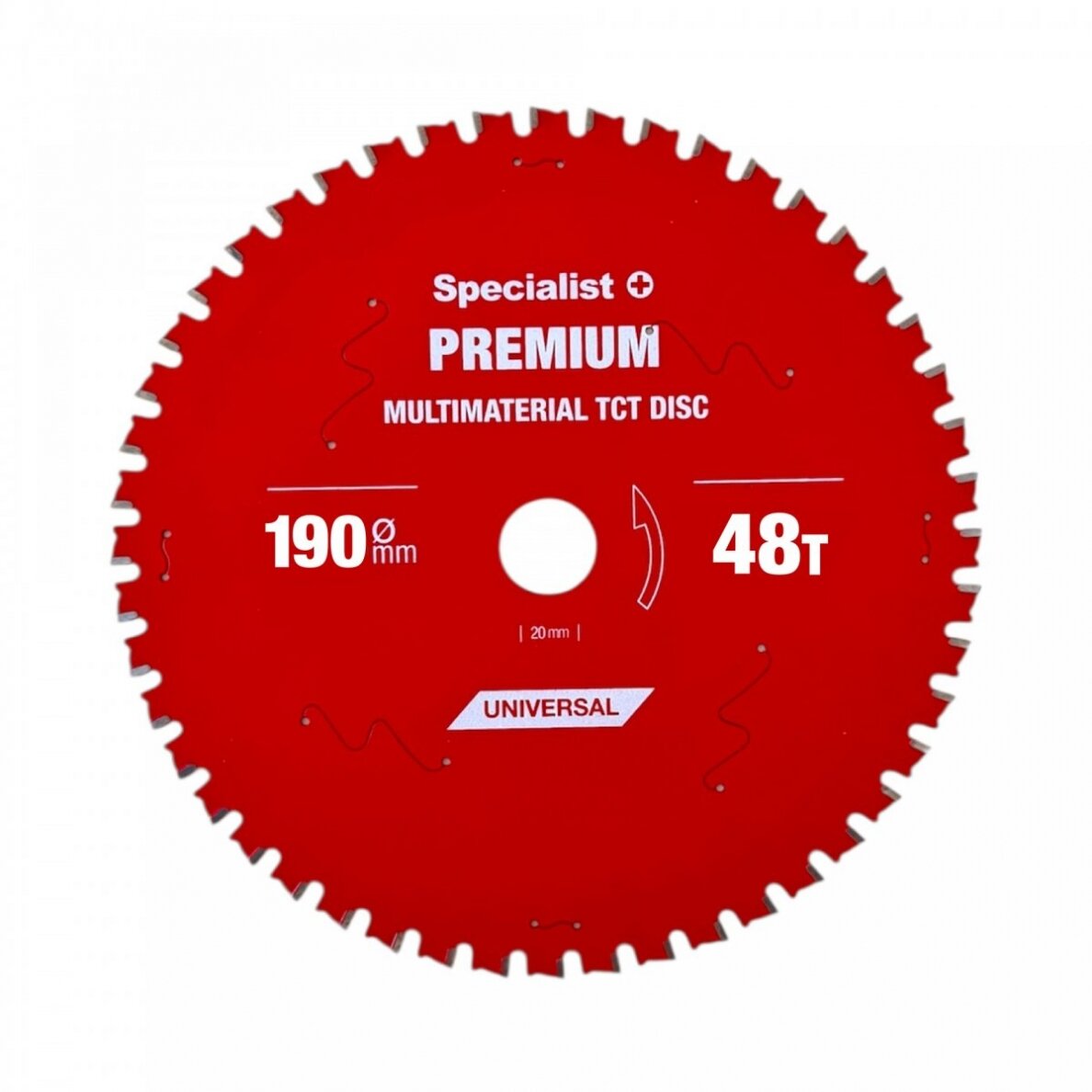 Pjovimo diskas 190x48Tx30mm, Multimaterial PREMIUM, SPECIALIST+