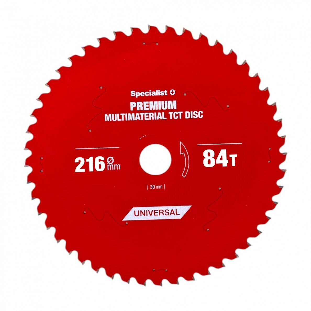 Pjovimo diskas 216x84Tx30mm, Multimaterial PREMIUM, SPECIALIST+