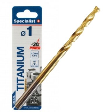 Specialist+ Titan met. gr. 1 mm 2 vnt Specialist+ Titan met. gr. 1 mm 2 vnt
