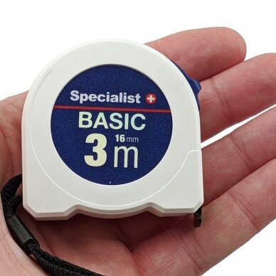 Specialist+ Basic ruletė 3 m x 16 mm 1 Specialist+ Basic ruletė 3 m x 16 mm 1