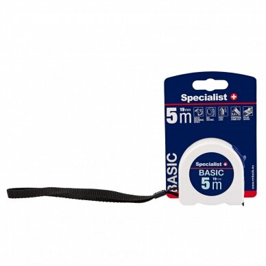 Specialist+ Basic ruletė 5 m x 25 mm 1 Specialist+ Basic ruletė 5 m x 25 mm 1