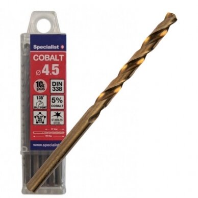Specialist+ Cobalt met. gr. 4.5 mm 10vnt Specialist+ Cobalt met. gr. 4.5 mm 10vnt