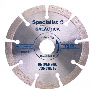 SPECIALIST+ deim. diskas GALACTICA, 125x10x22.2 mm 1 SPECIALIST+ deim. diskas GALACTICA, 125x10x22.2 mm 1