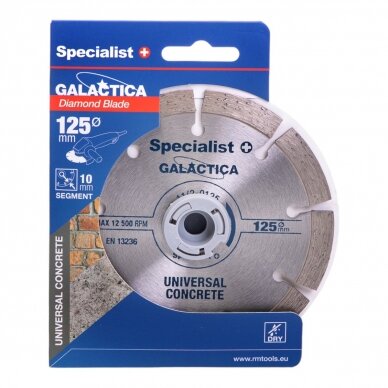 SPECIALIST+ deim. diskas GALACTICA, 125x10x22.2 mm 6