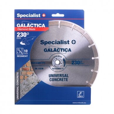 SPECIALIST+ deim. diskas GALACTICA, 230x10x22.2 mm 6 SPECIALIST+ deim. diskas GALACTICA, 230x10x22.2 mm 6