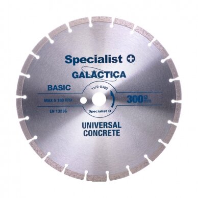 SPECIALIST+ deim. diskas GALACTICA, 300x10x25,4 mm 1 SPECIALIST+ deim. diskas GALACTICA, 300x10x25,4 mm 1