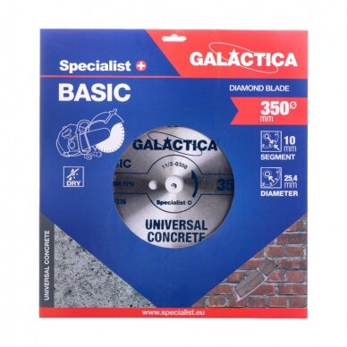 SPECIALIST+ deim. diskas GALACTICA, 350x10x25,4 mm 7