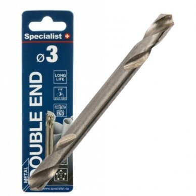 Specialist+ HSS dvip. met. gr. 3 mm 2 vnt Specialist+ HSS dvip. met. gr. 3 mm 2 vnt