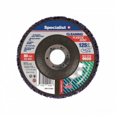 SPECIALIST+ nailoninis valymo diskas, 125mm SPECIALIST+ nailoninis valymo diskas, 125mm