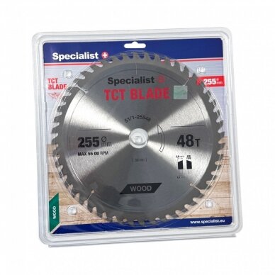 SPECIALIST+ pjovimo diskas, 255x48Tx30/25,4 mm SPECIALIST+ pjovimo diskas, 255x48Tx30/25,4 mm