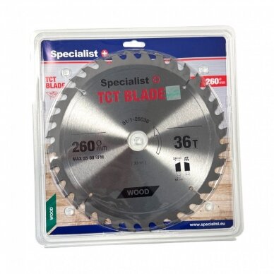 SPECIALIST+ pjovimo diskas, 260x36Tx30 mm SPECIALIST+ pjovimo diskas, 260x36Tx30 mm