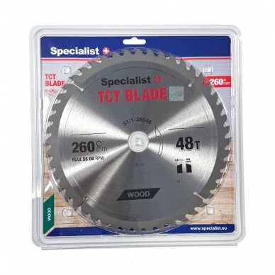 SPECIALIST+ pjovimo diskas, 260x48Tx30 mm SPECIALIST+ pjovimo diskas, 260x48Tx30 mm