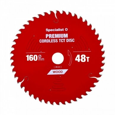 SPECIALIST+ pjovimo diskas Cordless 160x48Tx20mm SPECIALIST+ pjovimo diskas Cordless 160x48Tx20mm