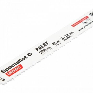 SPECIALIST+ pjūklelis paletėms, 200 mm, 10TPI 1 SPECIALIST+ pjūklelis paletėms, 200 mm, 10TPI 1