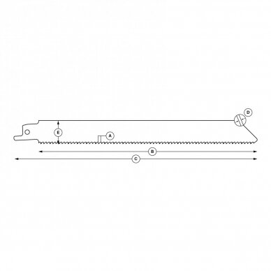 SPECIALIST+ pjūklelis paletėms, 200 mm, 10TPI 4 SPECIALIST+ pjūklelis paletėms, 200 mm, 10TPI 4