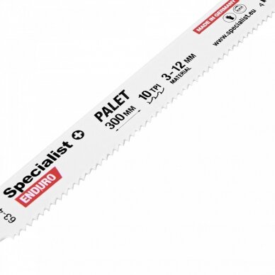 SPECIALIST+ pjūklelis paletėms, 300 mm, 10TPI 1