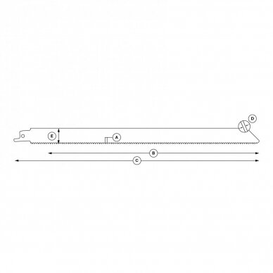 SPECIALIST+ pjūklelis paletėms, 300 mm, 10TPI 4 SPECIALIST+ pjūklelis paletėms, 300 mm, 10TPI 4