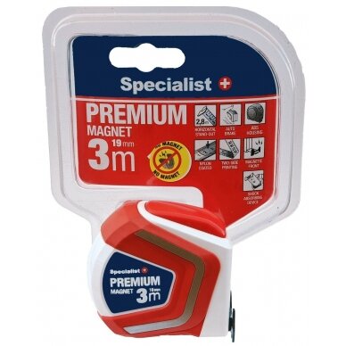 Specialist+ Premium ruletė 3 m x 19 mm 1 Specialist+ Premium ruletė 3 m x 19 mm 1