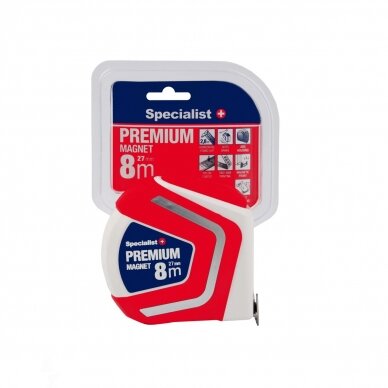 Specialist+ Premium ruletė 8 m x 27 mm 2