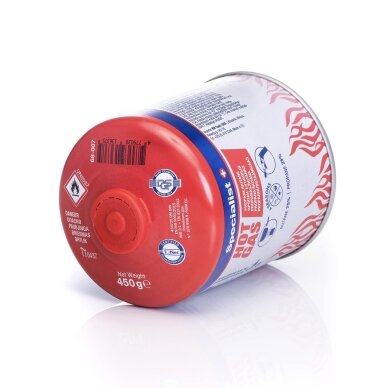 Specialist+ Propano/butano dujos 450 g. 1 Specialist+ Propano/butano dujos 450 g. 1