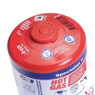Specialist+ Propano/butano dujos 450 g. 3 Specialist+ Propano/butano dujos 450 g. 3