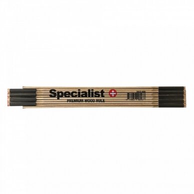 SPECIALIST+ sulankstomas medinis metras, 2 m