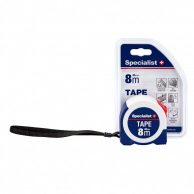 Specialist+ Tape ruletė 8 m x 25 mm 1