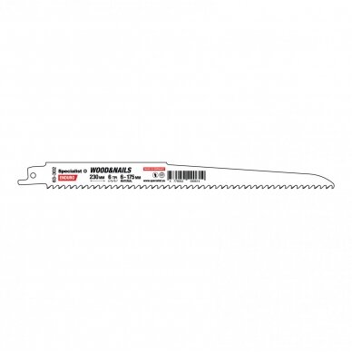 SPECIALIST+ ties. pjūklas medienai su vinimis, 230 mm, 6TPI 2 SPECIALIST+ ties. pjūklas medienai su vinimis, 230 mm, 6TPI 2