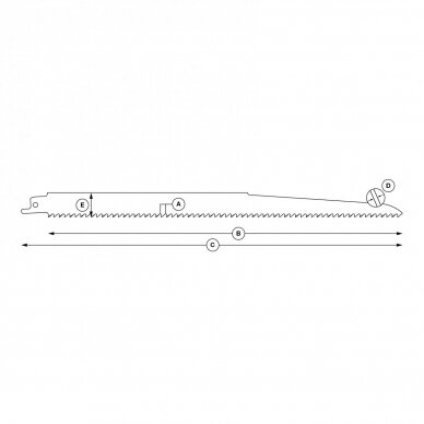 SPECIALIST+ ties. pjūklas medienai su vinimis, 300 mm, 6TPI 2 SPECIALIST+ ties. pjūklas medienai su vinimis, 300 mm, 6TPI 2