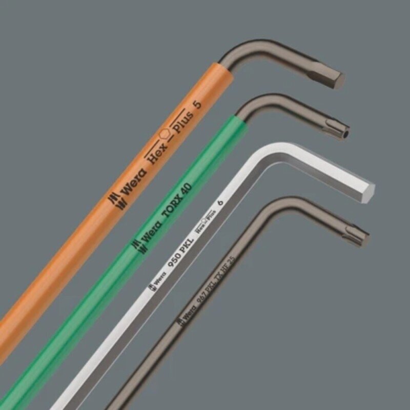 Spalvotų šešiakampių raktų rinkinys WERA 967/9 TORX XL HF 5 Spalvotų šešiakampių raktų rinkinys WERA 967/9 TORX XL HF 5