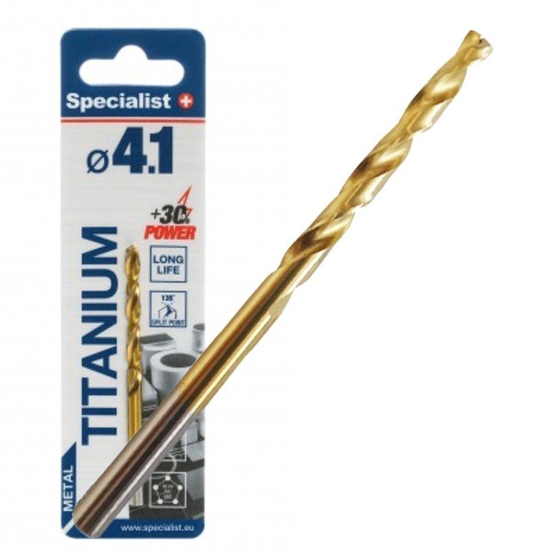 Specialist+ Titan met. gr. 4.1 mm Specialist+ Titan met. gr. 4.1 mm