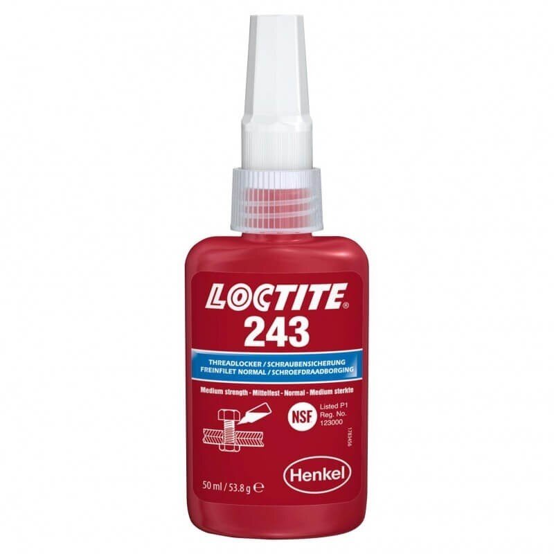 Sriegių fiksatorius vidutinio tvirtumo 243 LOCTITE 50ml