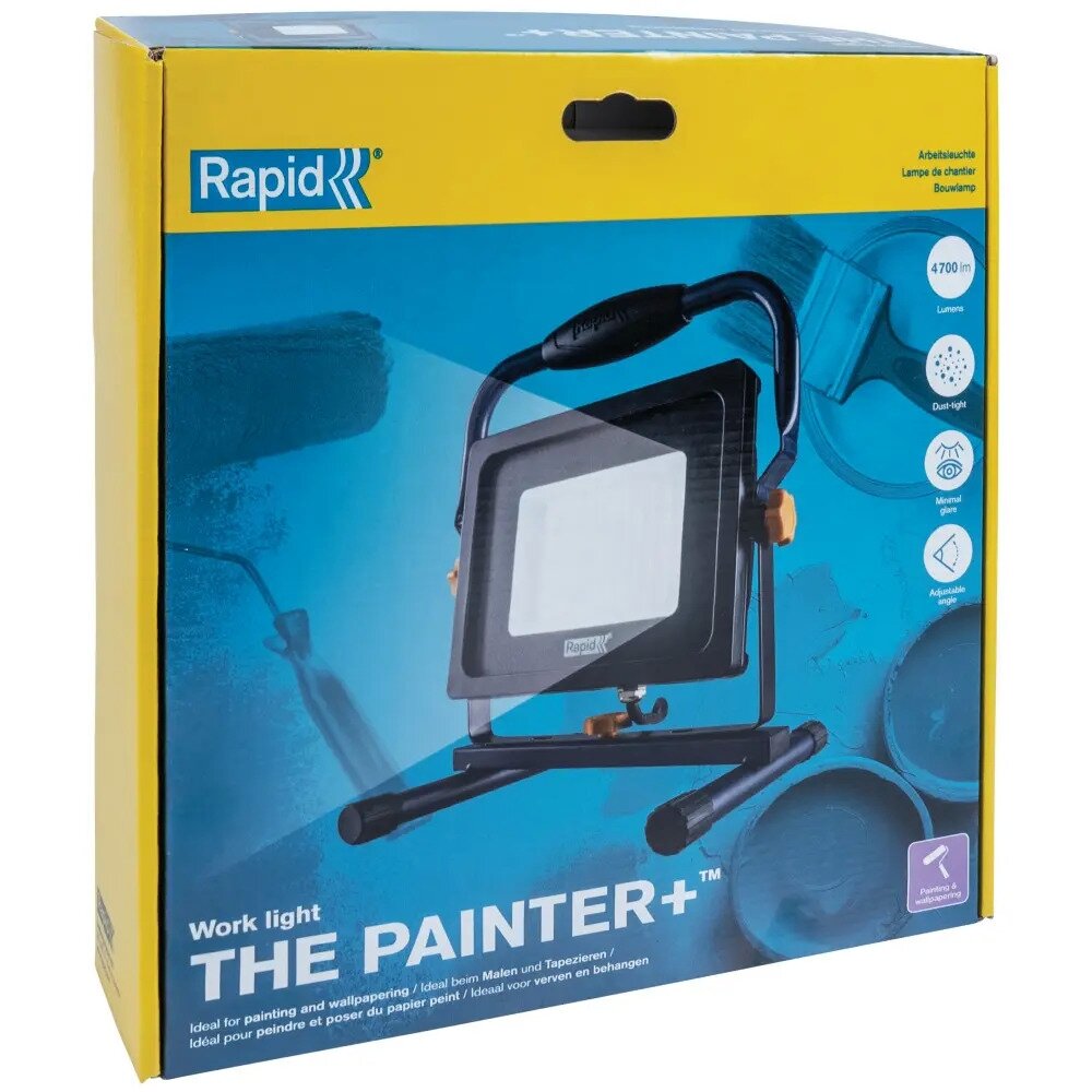 Statybinis šviestuvas THE PAINTER+, 5000 Lm, RAPID 3 Statybinis šviestuvas THE PAINTER+, 5000 Lm, RAPID 3